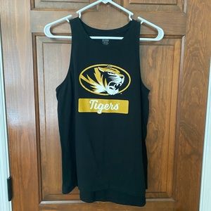 MIZZOU tigers SEC black tank medium